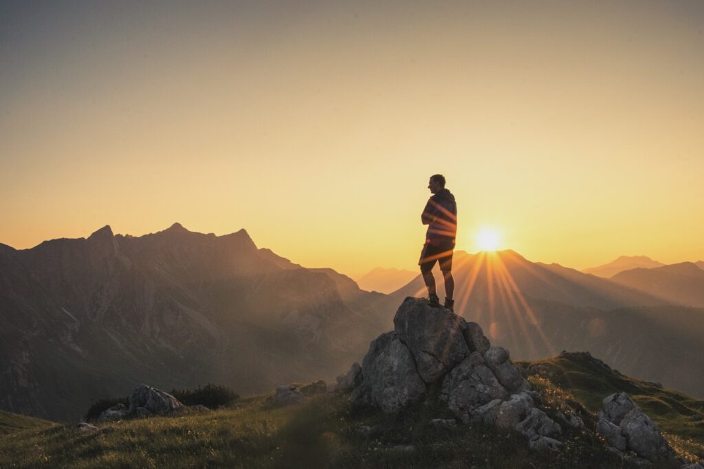 Sonnenuntergang im Bregenzerwald